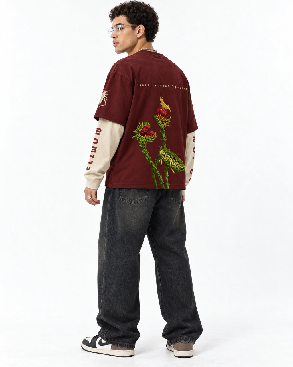Venus Flytrap Oversized Layered T-Shirt