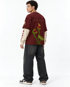 Venus Flytrap Oversized Layered T-Shirt