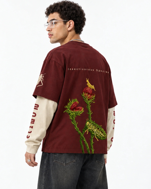 Venus Flytrap Oversized Layered T-Shirt