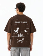 Game Over Oversized Tee – back view