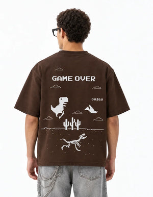 Game Over Oversized Tee