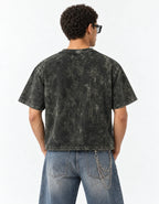 SRK Vintage Smoke Boxy Acid Wash Tee