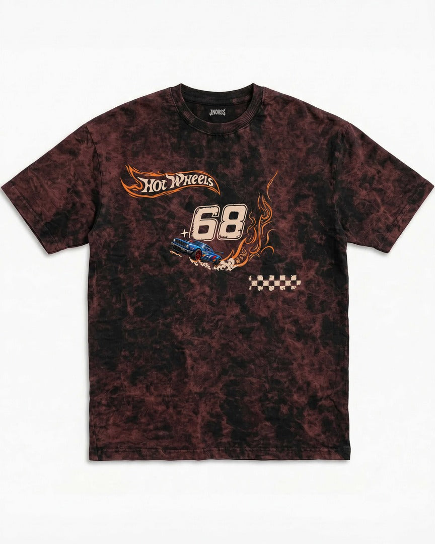 Hot Wheels Drift Legends Acid Wash Oversized Tee