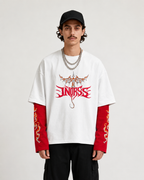 Dragon Inferno Layered Oversized Tee