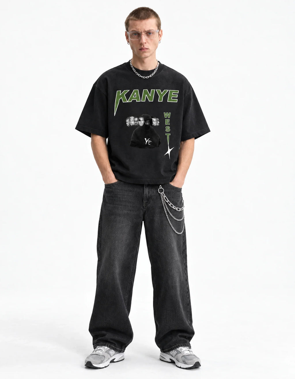 Kanye West Yeezus Boxy Tee – front view