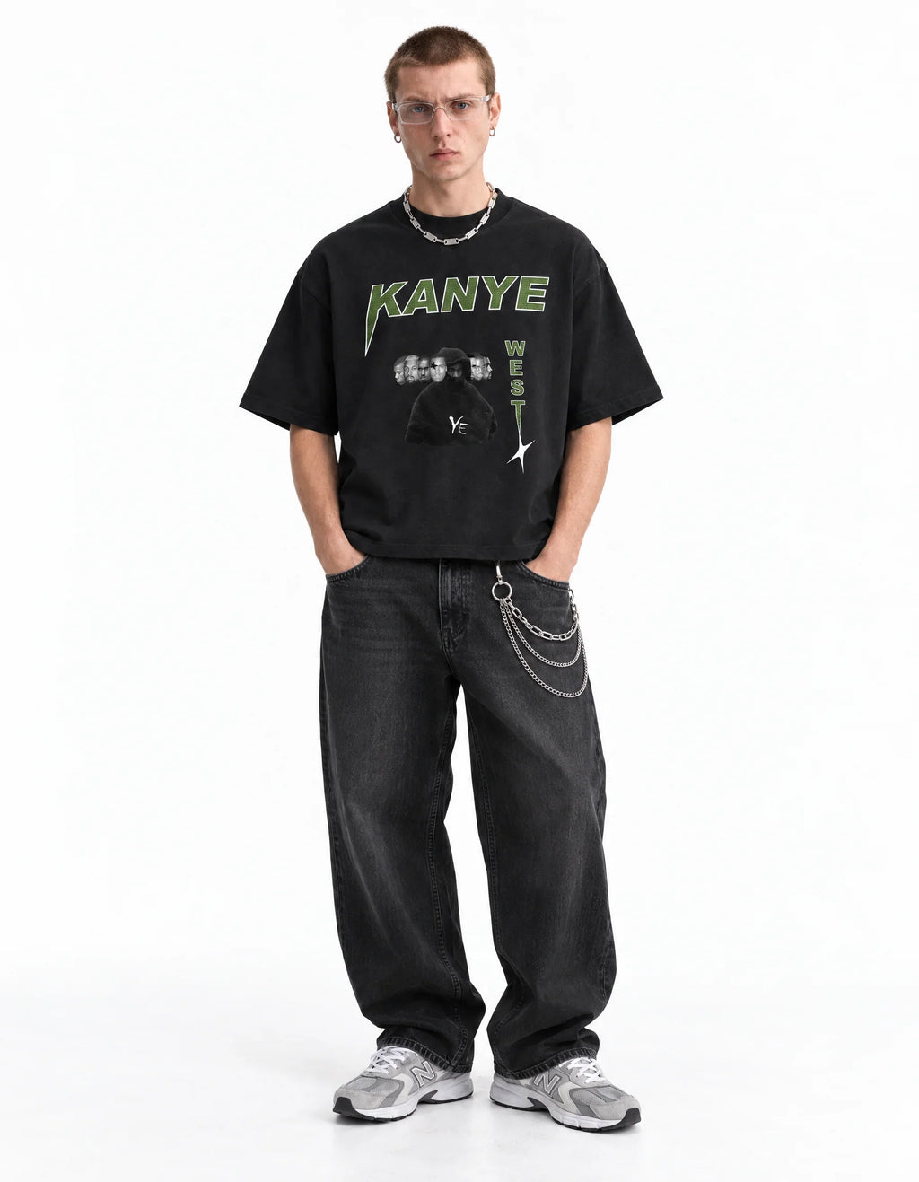 Kanye West Yeezus Boxy Tee – full body view