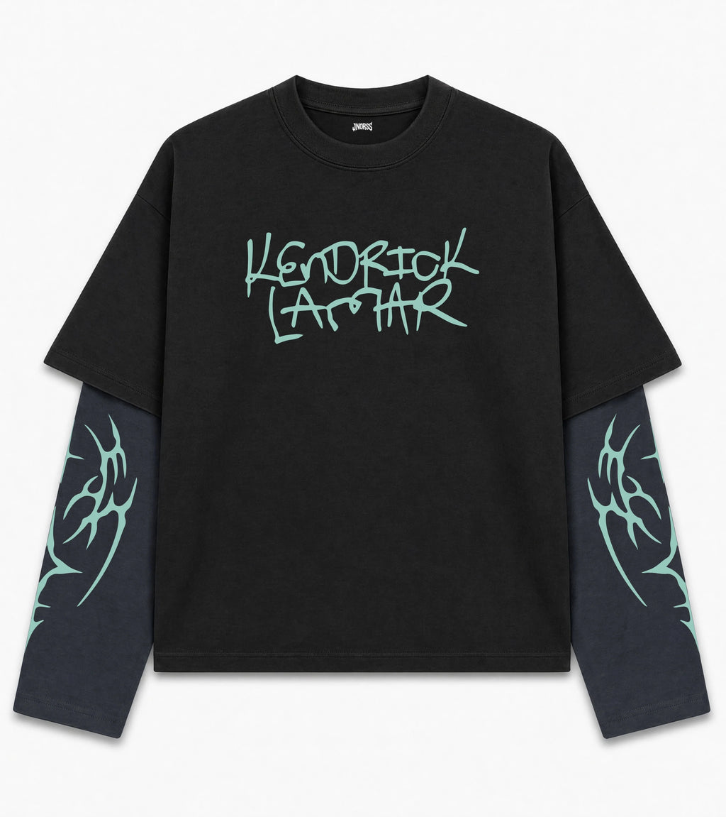 Kendrick 01 Designed Oversized Long Sleeve Tee