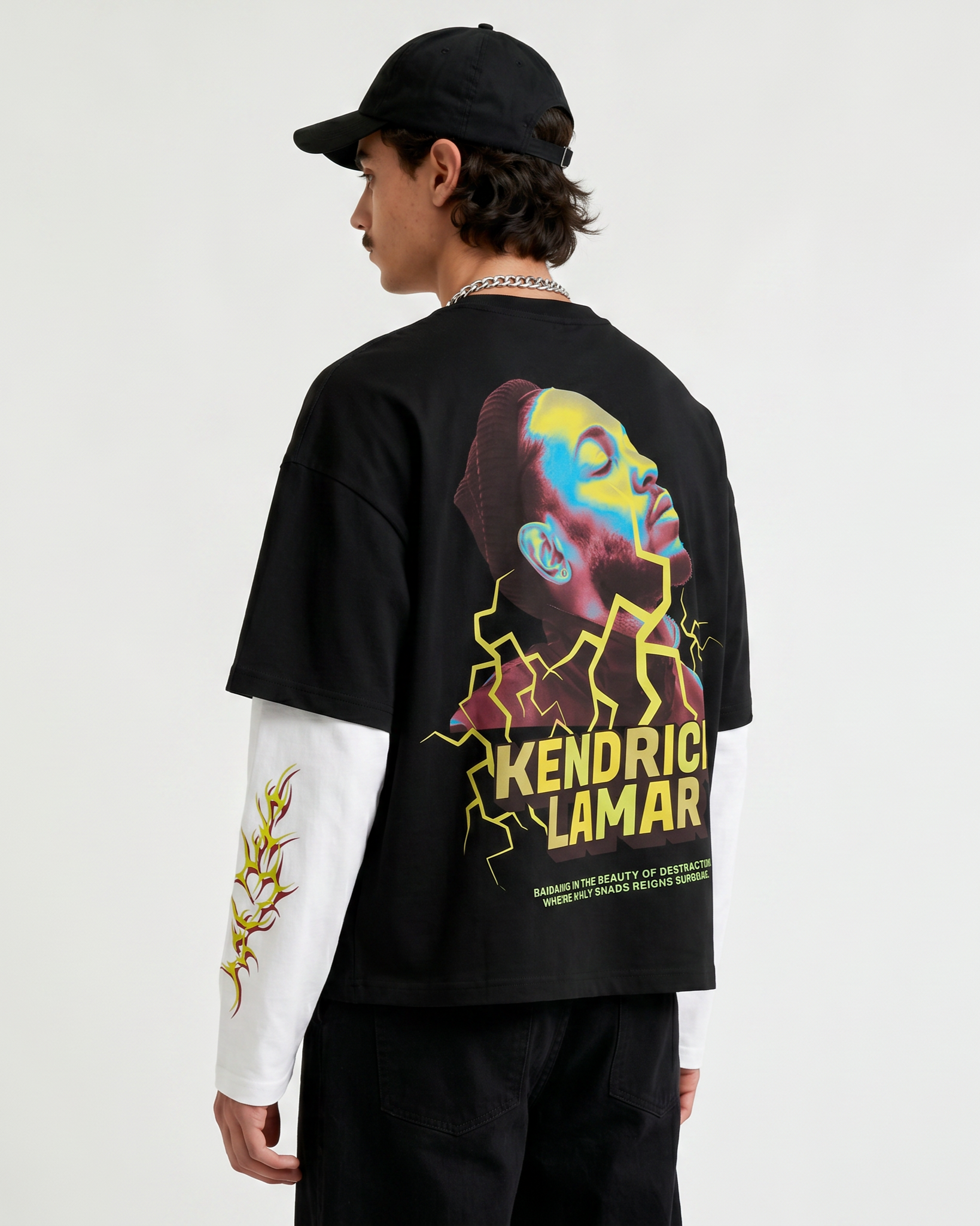 Kendrick 02 Designed Oversized Long Sleeve Tee