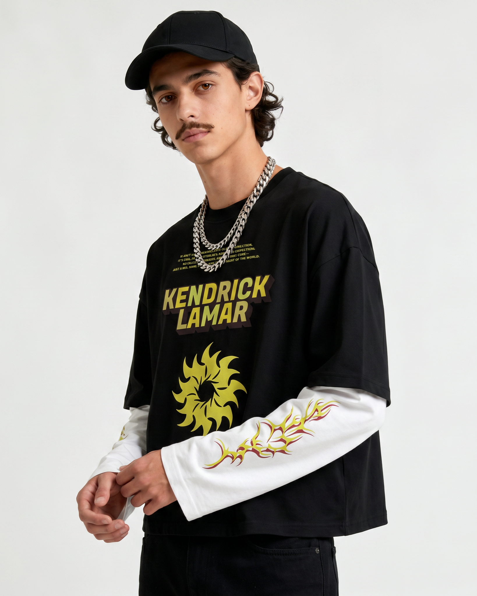 Kendrick 02 Designed Oversized Long Sleeve Tee