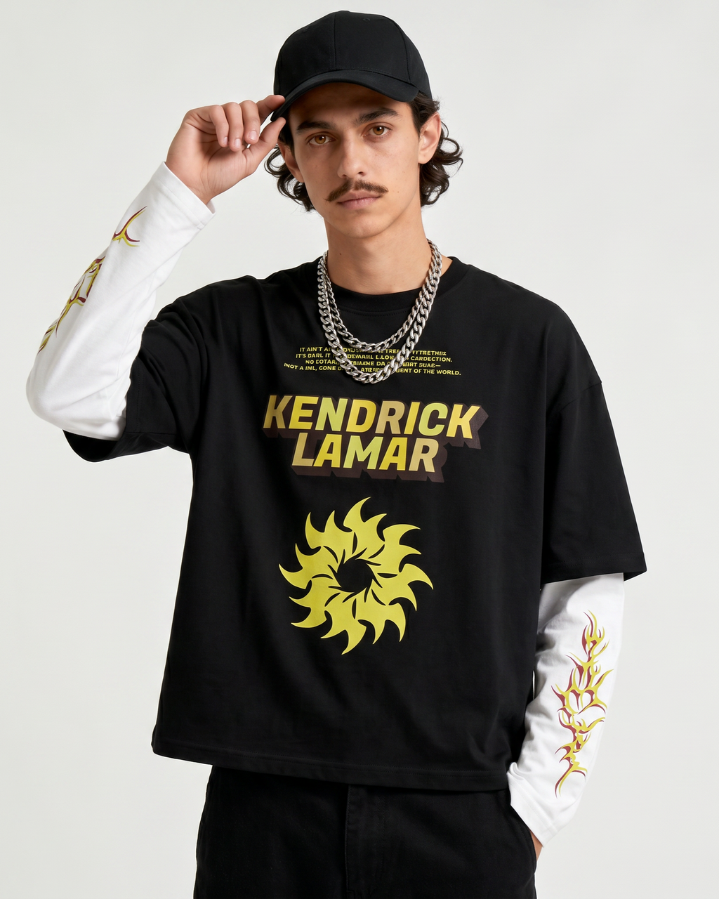 Kendrick 02 Designed Oversized Long Sleeve Tee