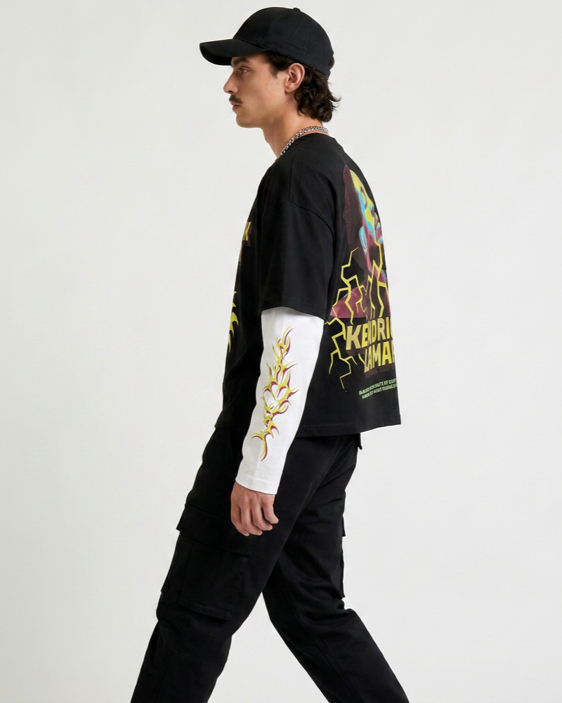 Kendrick 02 Designed Oversized Long Sleeve Tee