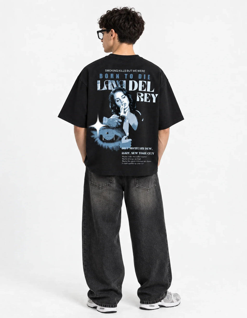 Lana Del Rey Vintage Noir Boxy Tee – back view
