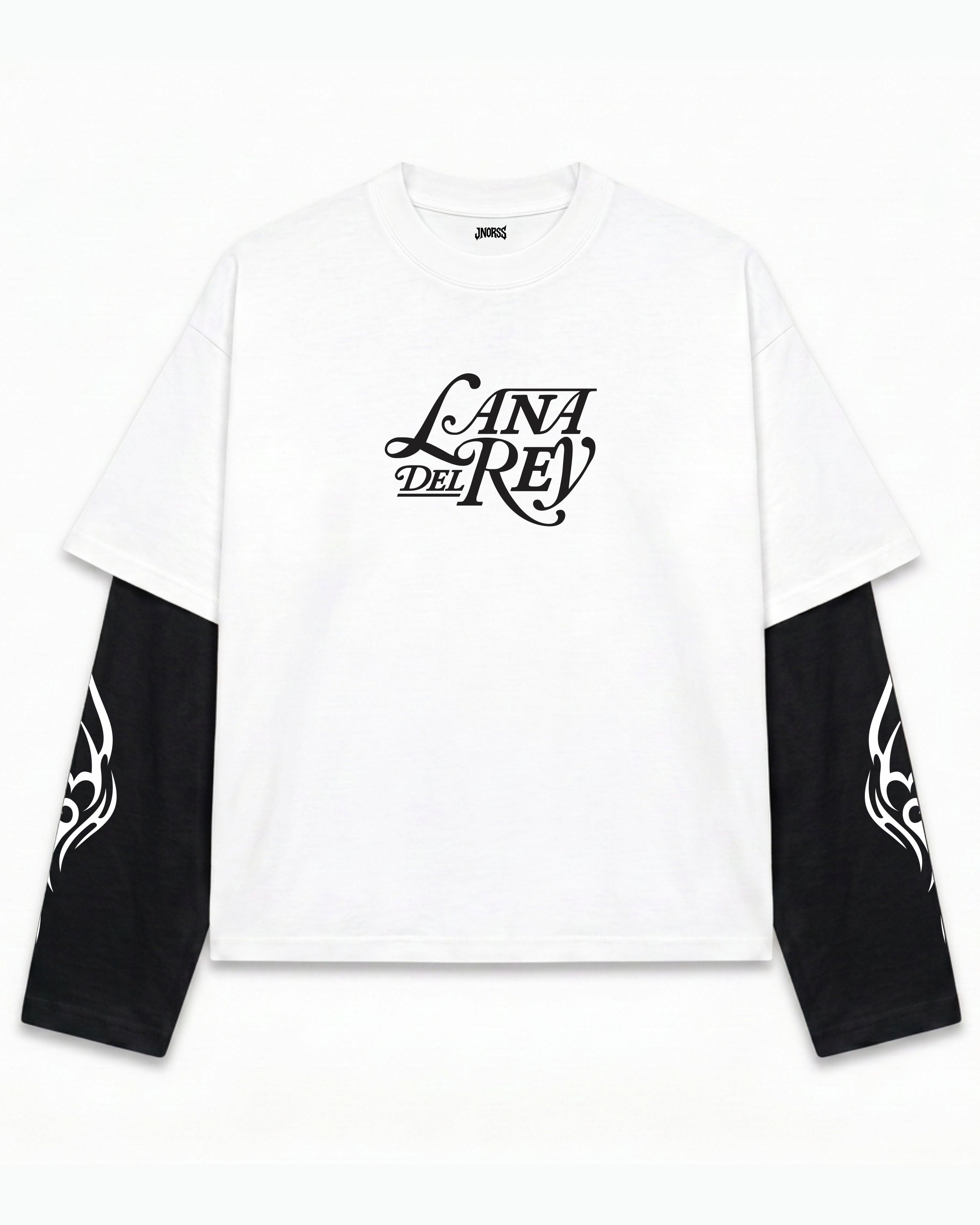 Lana Del Rey Layered Oversized LS T-Shirt