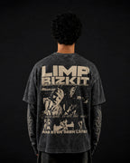 Limp Bizkit Acid Wash Layered Full Sleeve Oversized T-shirt