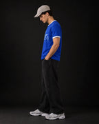 Love Me Like a Sailor Ringer Tee — side view on model