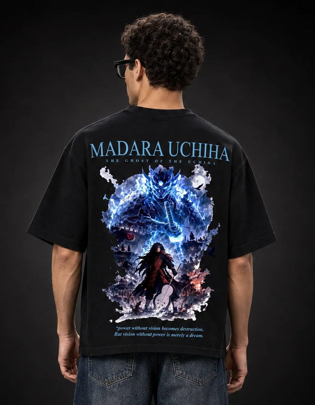 Madara Uchiha "The Ghost of the Uchiha" Oversized T-Shirt