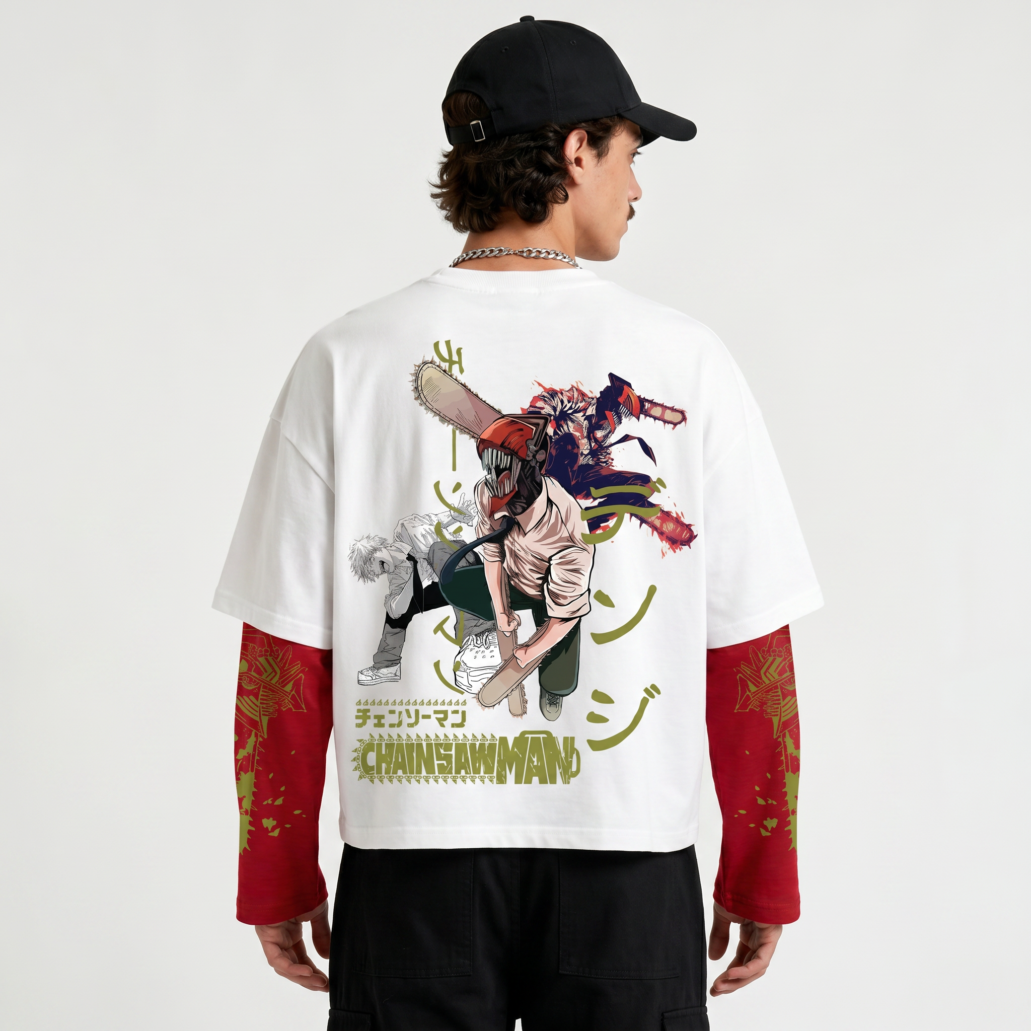 Chainsaw Man – Bloodhunt Oversized LS Tee