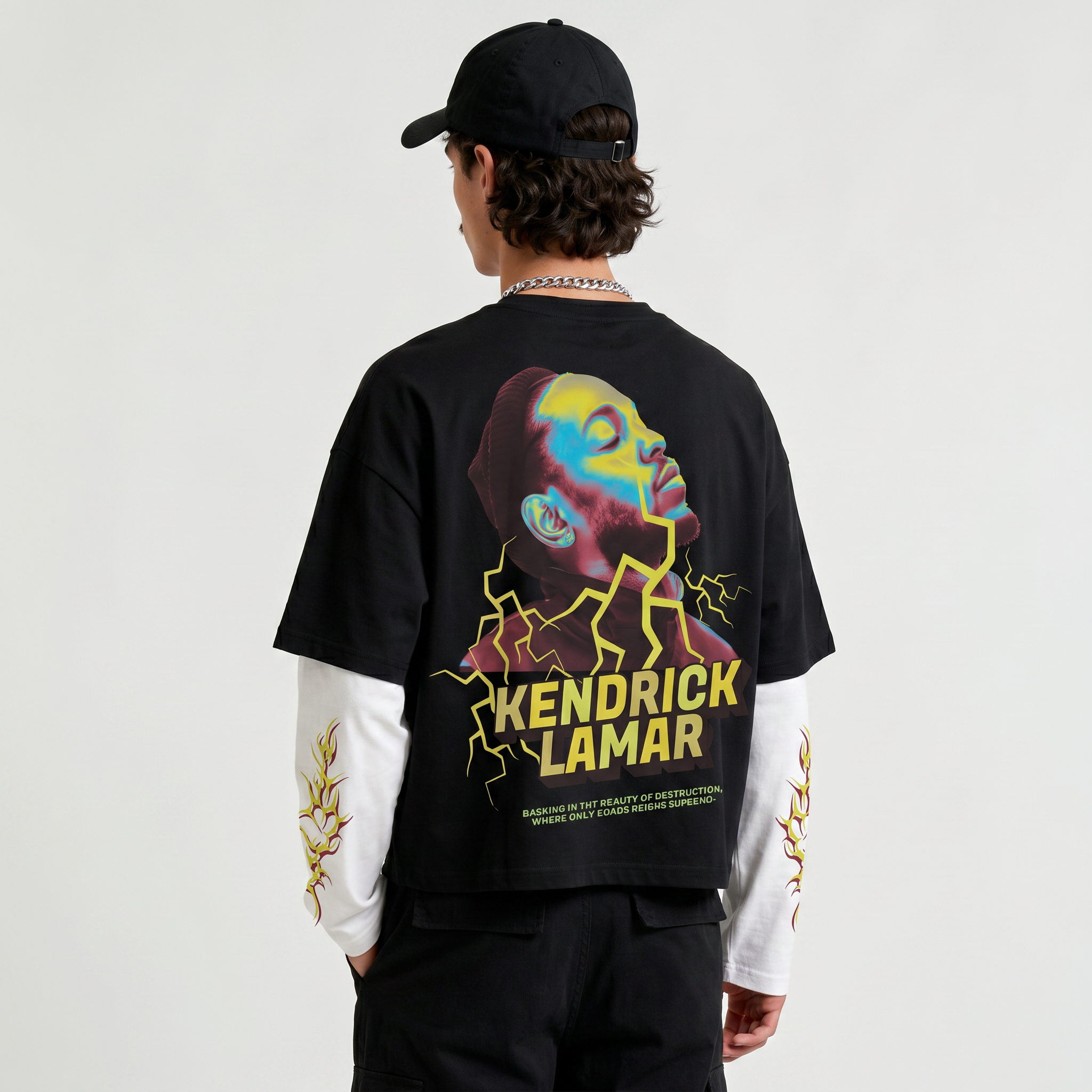 Kendrick 02 Designed Oversized Long Sleeve Tee