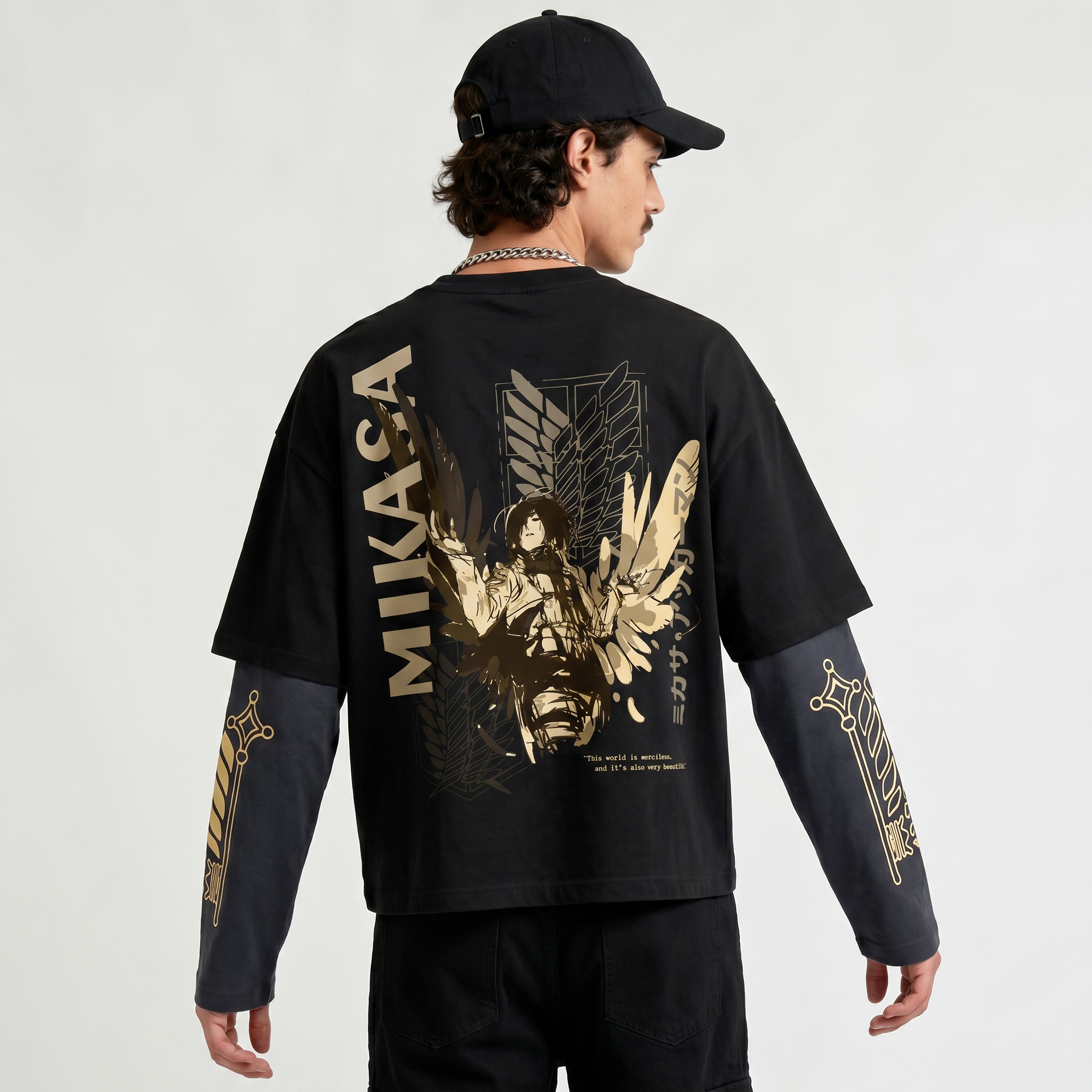 Attack on Titan – Wings of Mikasa LS Tee