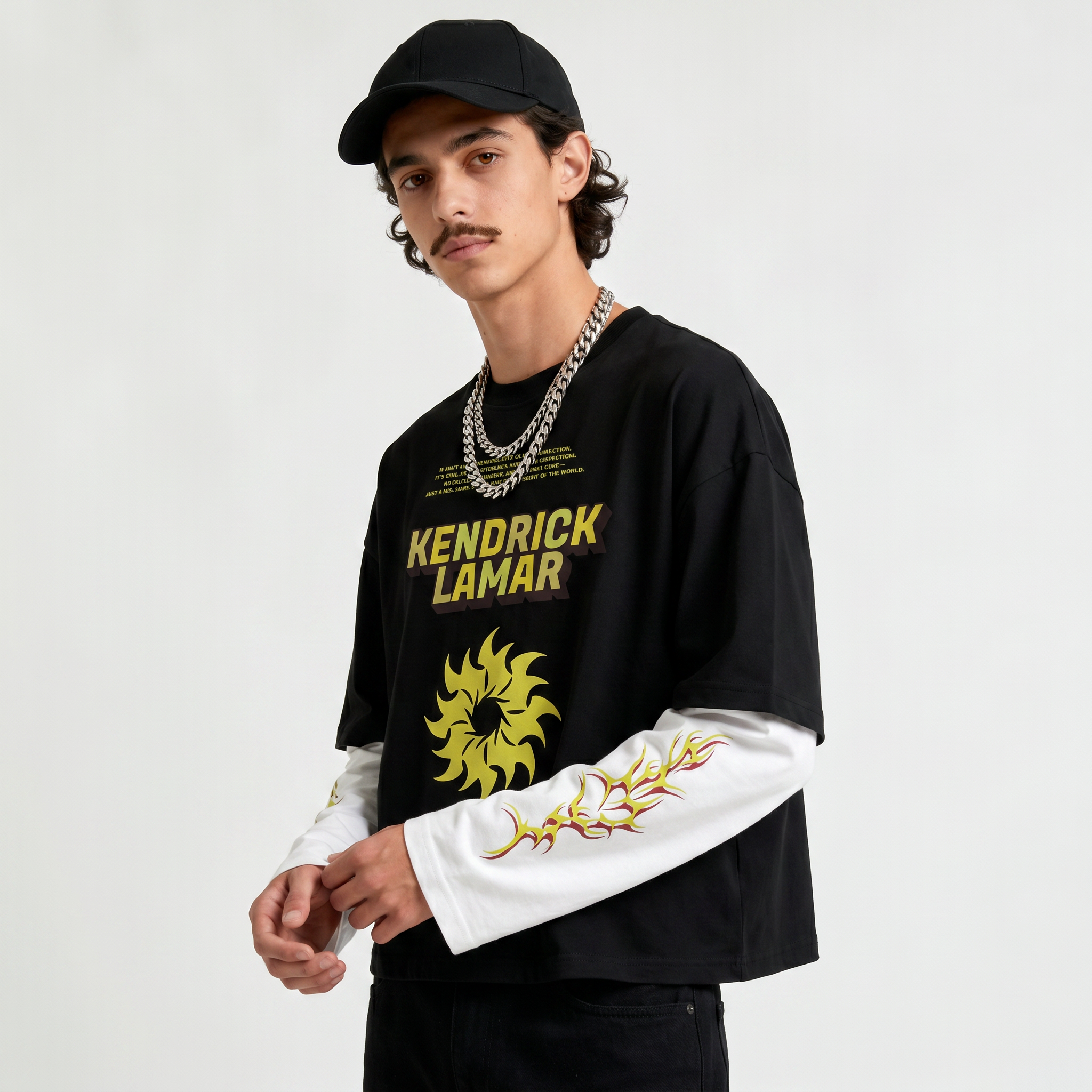 Kendrick 02 Designed Oversized Long Sleeve Tee