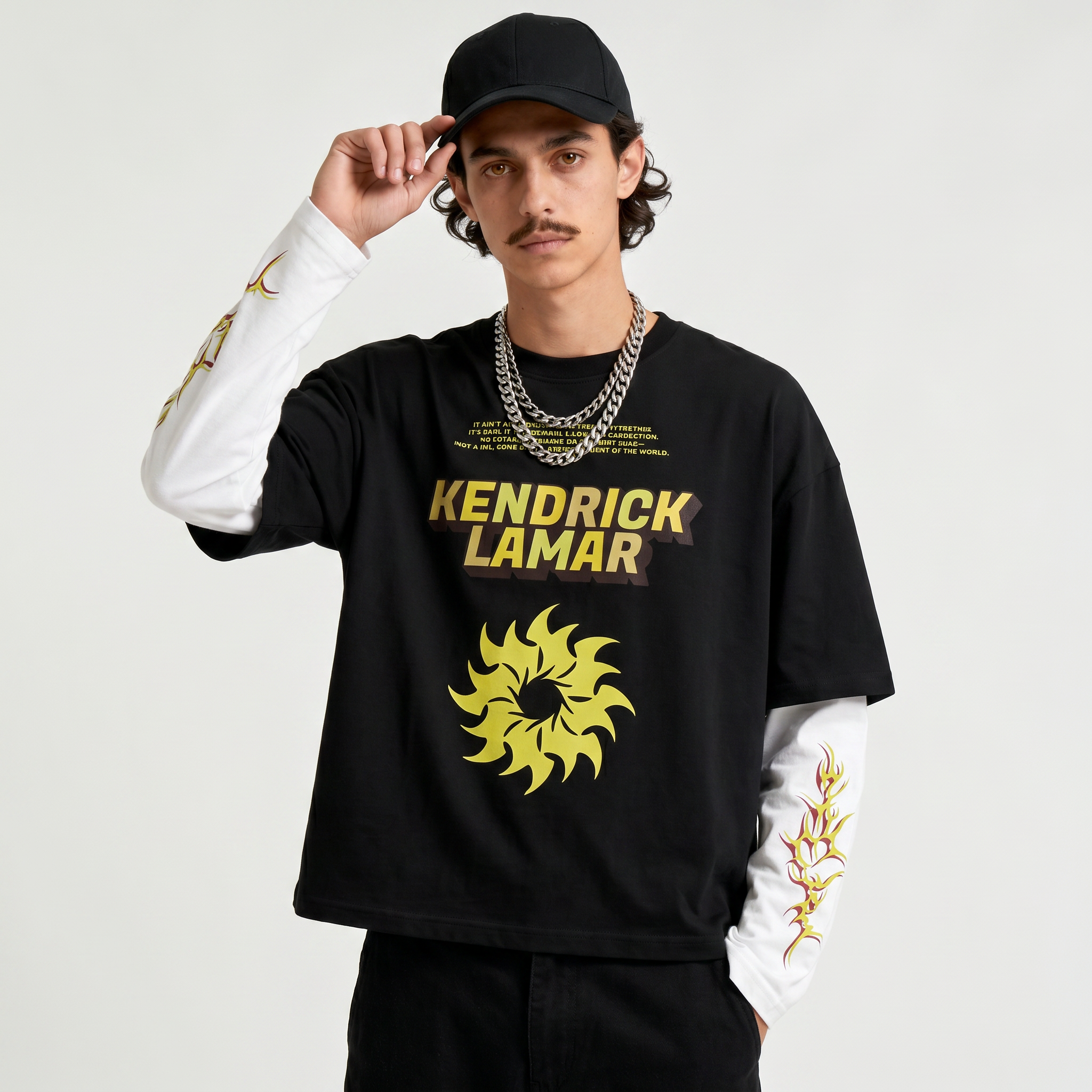 Kendrick 02 Designed Oversized Long Sleeve Tee