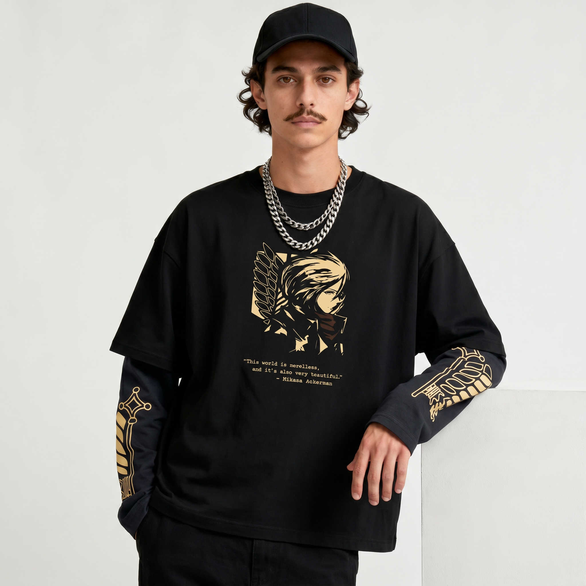 Attack on Titan – Wings of Mikasa LS Tee