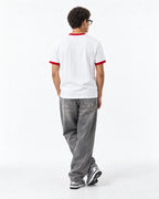 MARLBORO RINGER TEE — full-body rear view on model