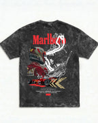 Marlboro Ferrari Monaco Acid Wash Oversized Tee