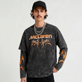 McLaren MCL39 Acid Wash Layered T-Shirt