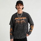 McLaren MCL39 Acid Wash Layered T-Shirt