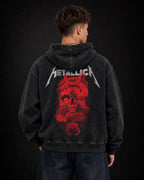 Metallica Chrimson Coil Hoodie - back view