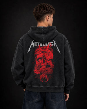 Metallica Chrimson Coil Hoodie