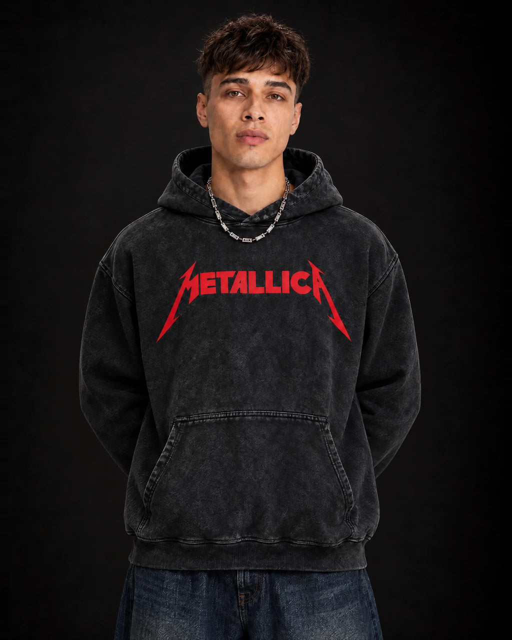 Metallica Chrimson Coil Hoodie - front view