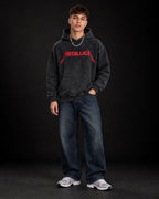 Metallica Chrimson Coil Hoodie - full-body view
