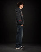 Metallica Electric Thrash Omen - Acid Wash Hoodie - side view
