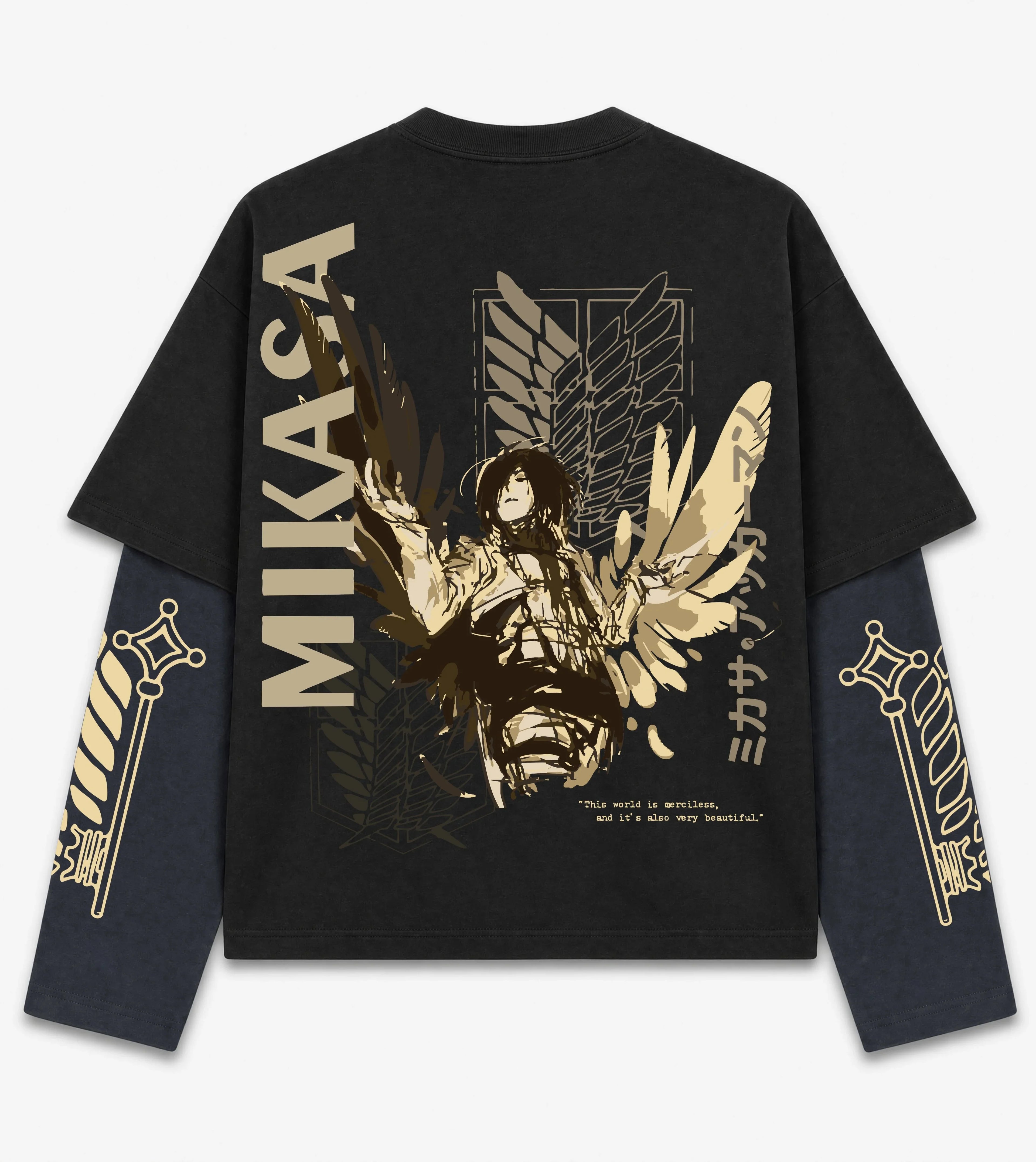 Attack on Titan – Wings of Mikasa LS Tee