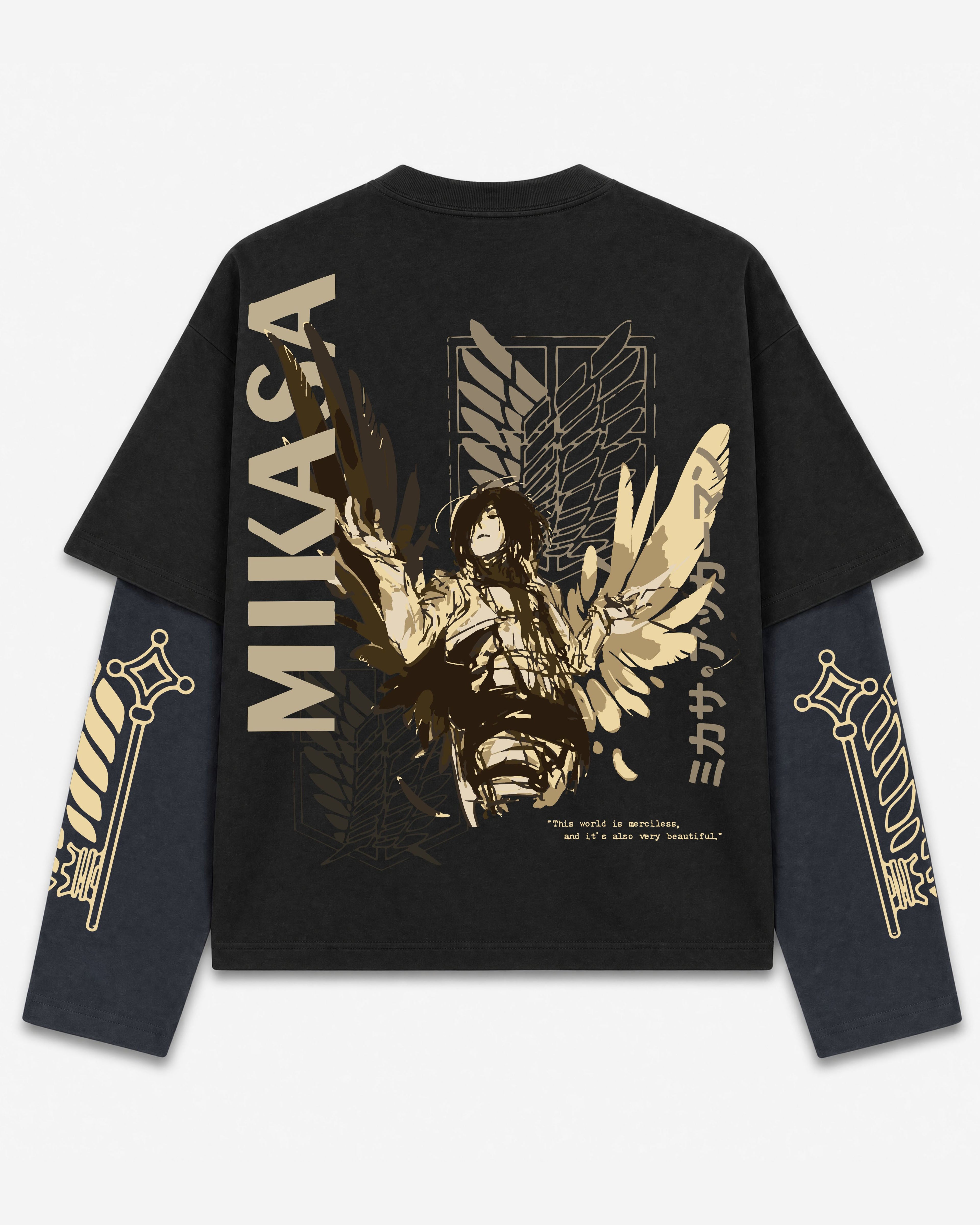 Attack on Titan – Wings of Mikasa LS Tee