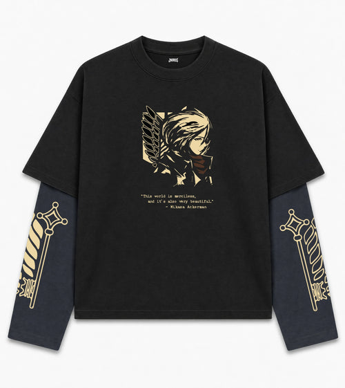 Attack on Titan – Wings of Mikasa LS Tee