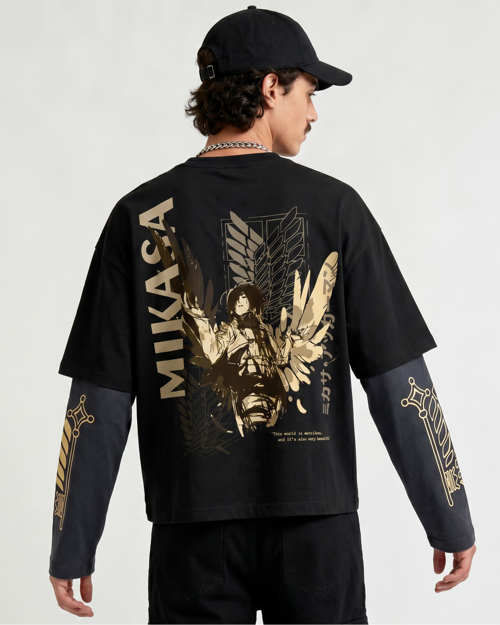 Attack on Titan – Wings of Mikasa LS Tee