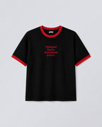 Minimal F*cks, Maximum Peace Ringer Tee
