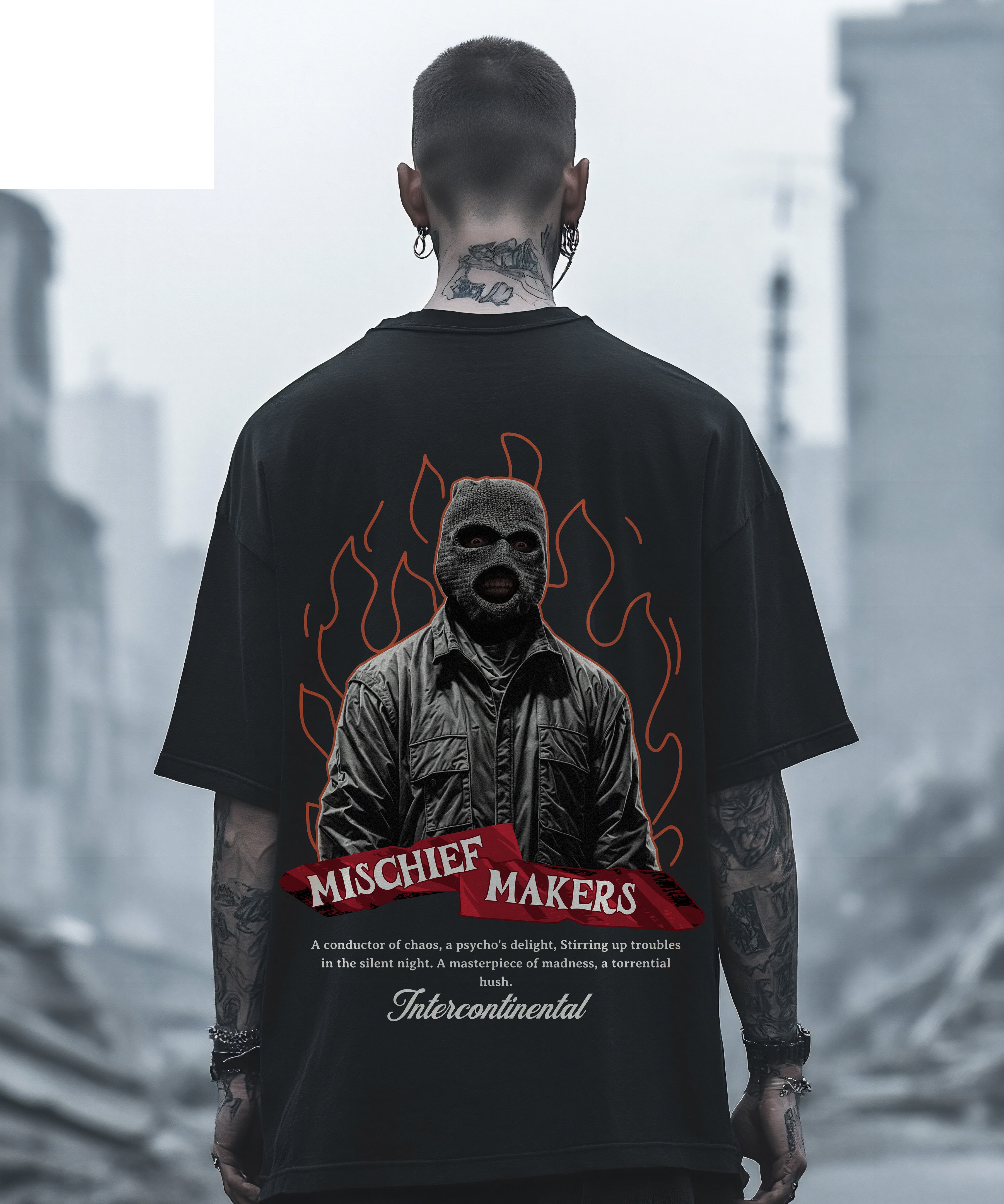 Mischeif makers oversized T-shirt - Jnorss