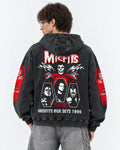 Misfits Legacy Of Brutality - Acid Wash Hoodie - back view