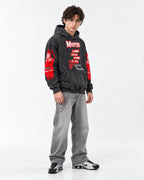 Misfits Legacy Of Brutality - Acid Wash Hoodie - full-body view