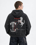 Monza Horsepower Omen Hoodie - back view
