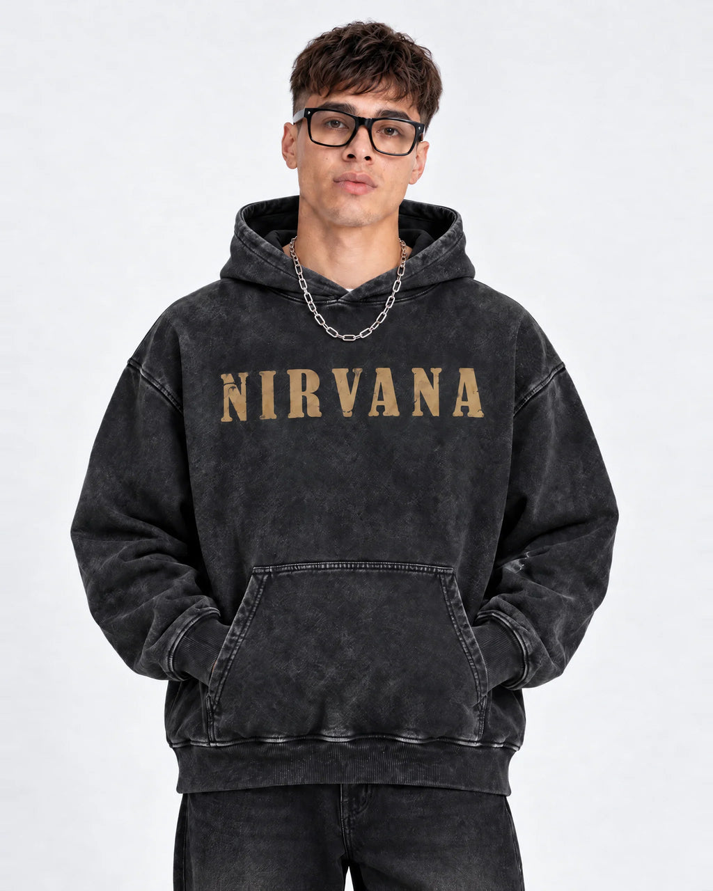 Nirvana Heaven In Distortion Hoodie - front view