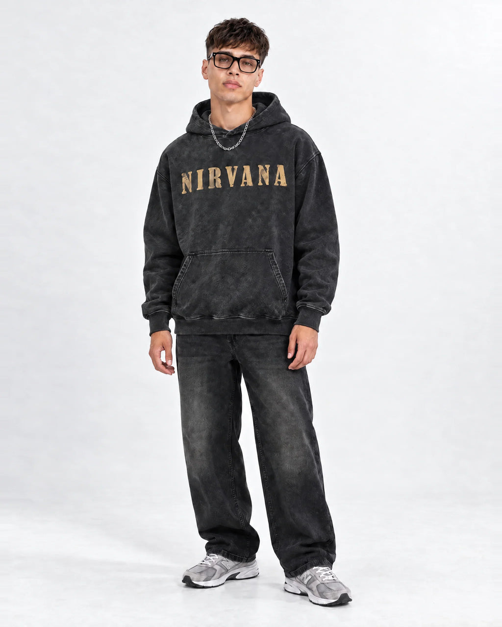 Nirvana Heaven In Distortion Hoodie - full-body view