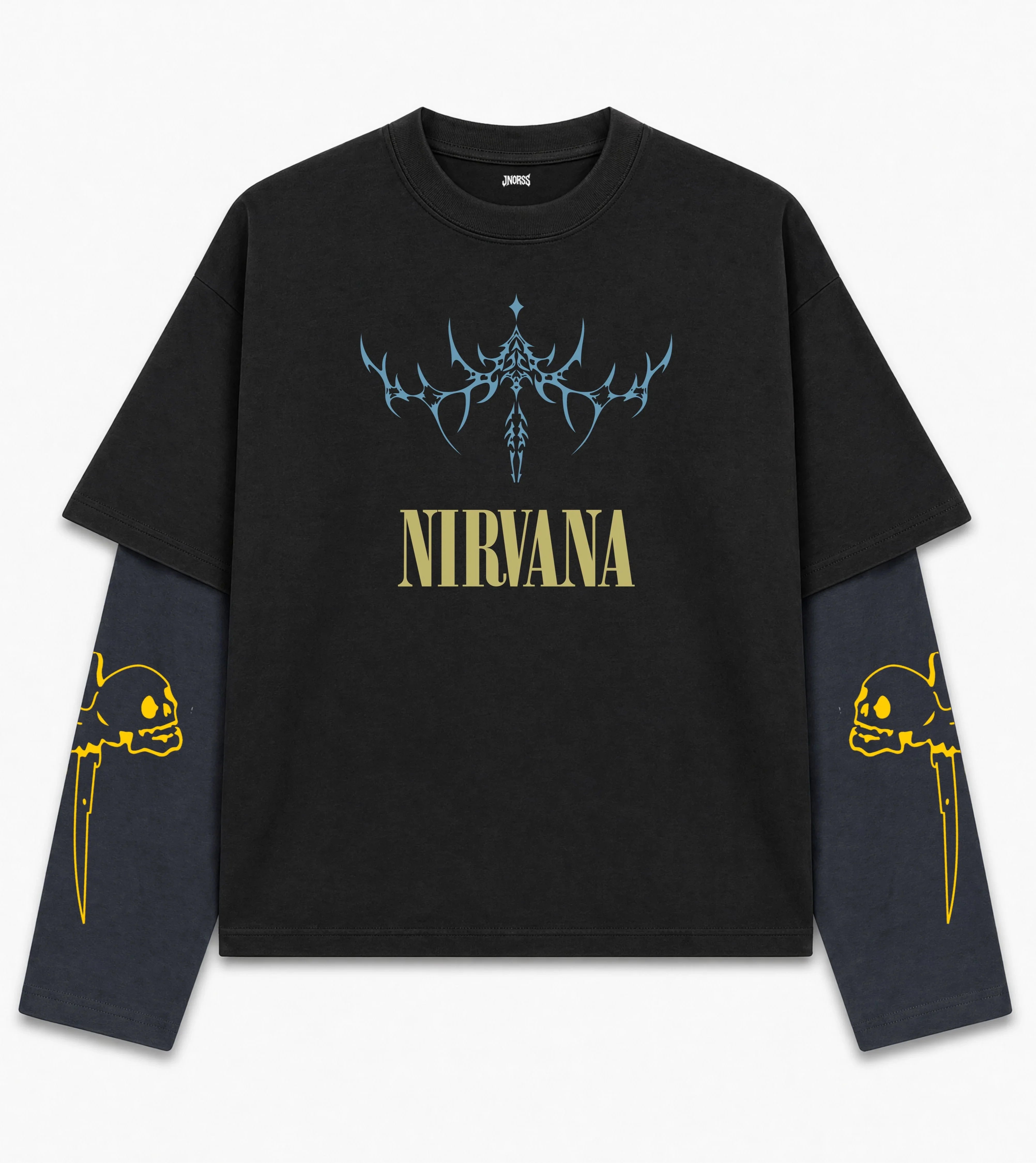 Nirvana LS Oversized Tee – Jnorss