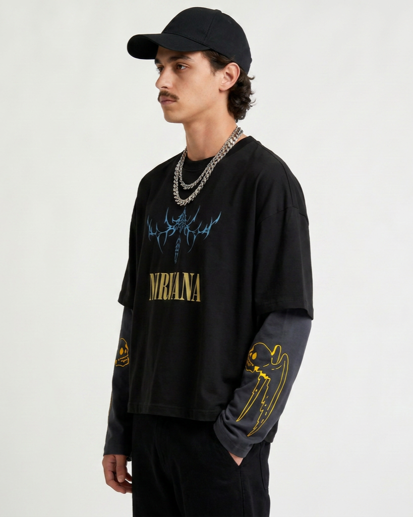 Nirvana LS Oversized Tee