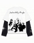 “Definitely Maybe” Layered Oversized T-Shirt.