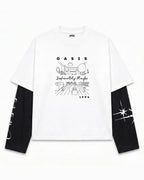 “Definitely Maybe” Layered Oversized T-Shirt.